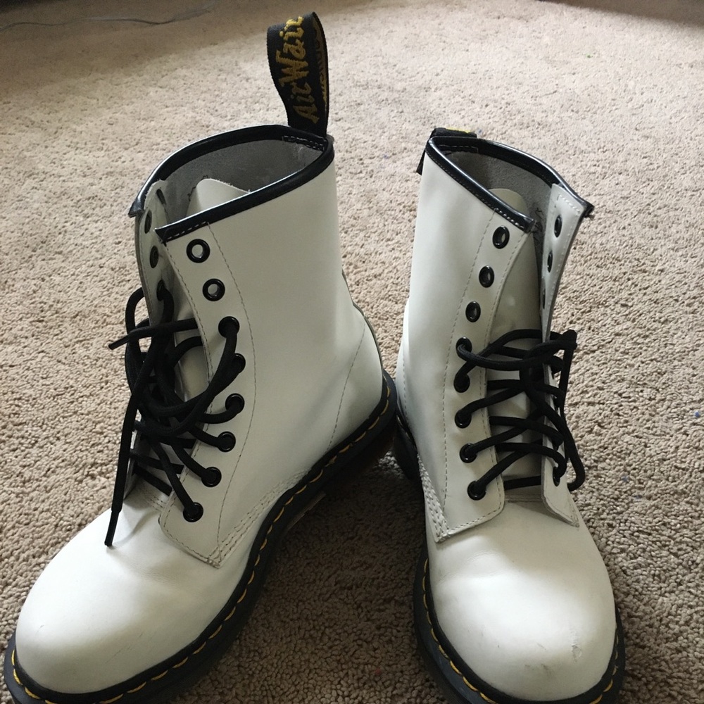 White Dr Martens